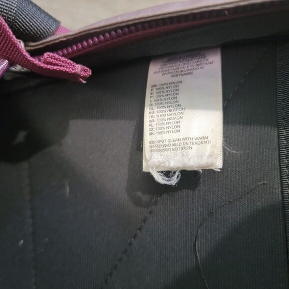 The North Face Borealis Backpack Hiking Outdoor Pink Purple Womens Laptop Bag - Picture 11 of 11
